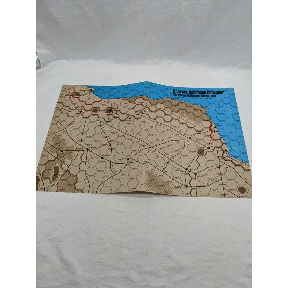 GDW 8th Army Operation Crusader The Winter Battles For Tobruk 1941 Board Game